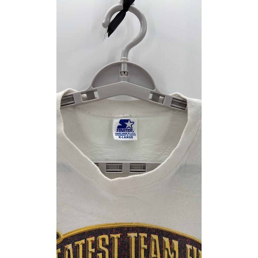 Vintage NBA Chicago Bulls 1996 Greatest Team Ever Championship Starter T Shirt - Picture 6 of 7